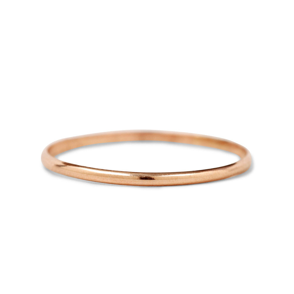 14K Thin Gold Ring