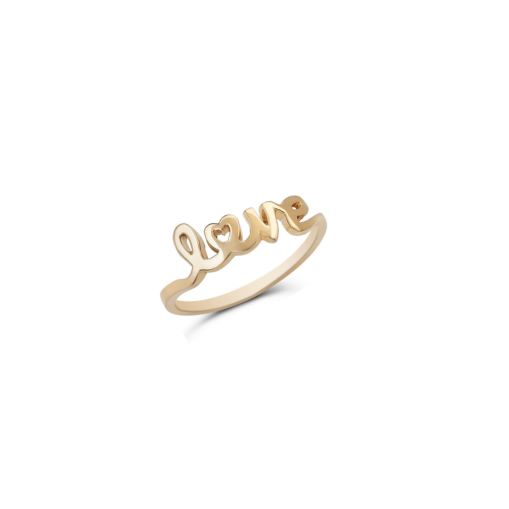 Amor Rings Amor 14K Gold Love Ring | Crystal Streets