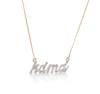 Custom Diamond Name Necklace